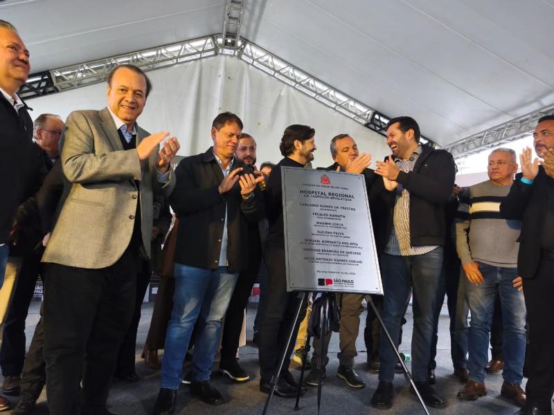 Momento histórico para o Vale do Ribeira: Novo prédio do hospital regional Dr. Leopoldo Bevilacqua é inaugurado com a presença do governador Tarcísio de Freitas